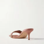 Ilvy Buckle-embellished Faille Mules Thumbnail 3