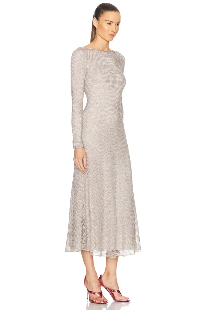 Long Chain Dress Full Size Image 2