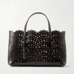 Mena 25 E/W Medium Laser-cut Leather Tote Thumbnail 1