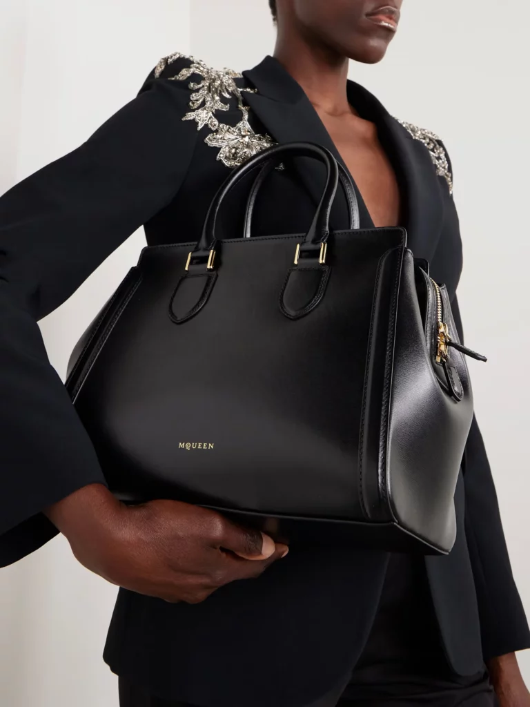 Birdee Large Leather Tote Full Size Image 2