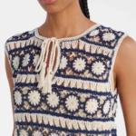 Crochet Cotton Minidress Thumbnail 2