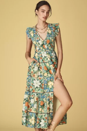 ANTHROPOLOGE The Peregrine Midi Dress