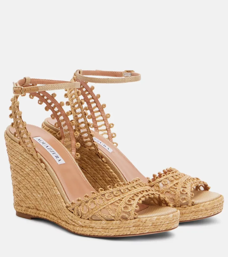 Kahlo 105 Raffia Espadrille Wedges Full Size Image 5
