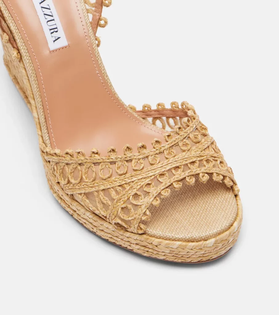Kahlo 105 Raffia Espadrille Wedges Full Size Image 4