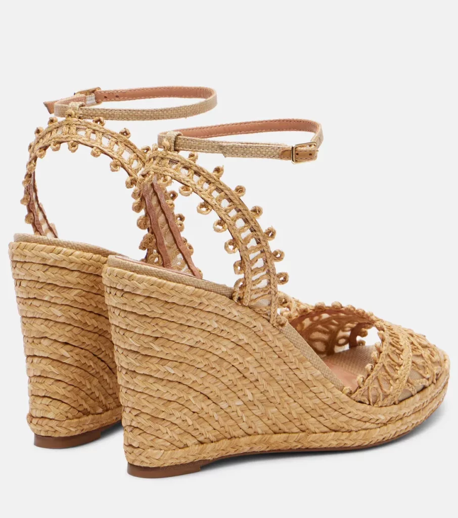 Kahlo 105 Raffia Espadrille Wedges Full Size Image 3
