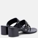 City 50 Studded Leather Thong Sandals Thumbnail 2