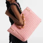 1945 Raffia Leather-trimmed Tote Bag Thumbnail 5