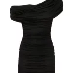 Draped Jersey Sable Dress Thumbnail 2