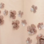 Embroidered Tulle Long Dress Thumbnail 3