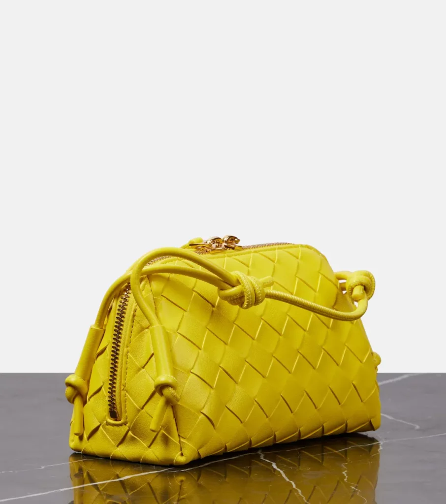Concert Intrecciato Leather Shoulder Bag Full Size Image 5