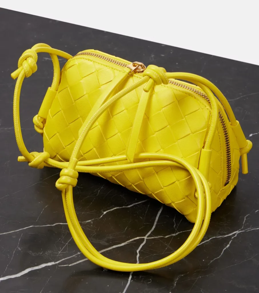 Concert Intrecciato Leather Shoulder Bag Full Size Image 2