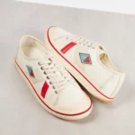 Eliot Leather and Canvas Sneakers Thumbnail 5