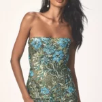 Strapless Sequin Dahlia Gown Thumbnail 4