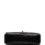 Medium Classic Patent Double Flap Shoulder Bag Thumbnail 7