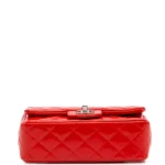 Mini Rectangular Classic Patent Single Flap Crossbody Bag Thumbnail 6