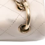Lambskin Twist Chain Enamel CC Flap Crossbody Bag Thumbnail 5