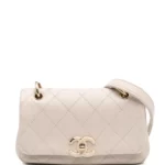 Lambskin Twist Chain Enamel CC Flap Crossbody Bag Thumbnail 1