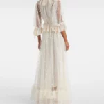 Embroidered Lace Maxi Dress Thumbnail 4