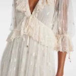 Embroidered Lace Maxi Dress Thumbnail 6
