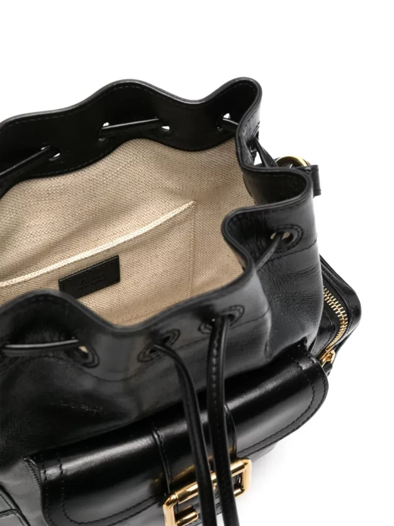Leather Bucket Bag Full Size Image 2