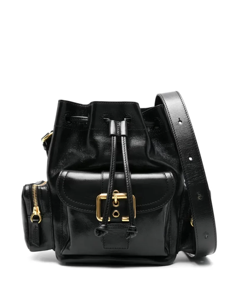 Leather Bucket Bag Full Size Image 1