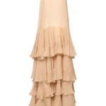 Silk Georgette Long Dress Thumbnail 3