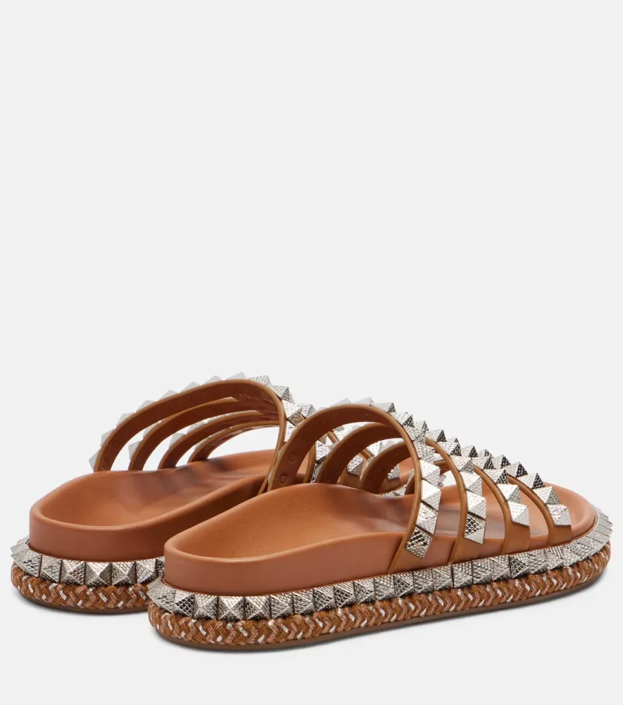 Pyra Hallulila Studded Leather Slides Full Size Image 4