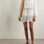 Maria Silk-trimmed Guipure Lace and Cotton Kaftan Thumbnail 1