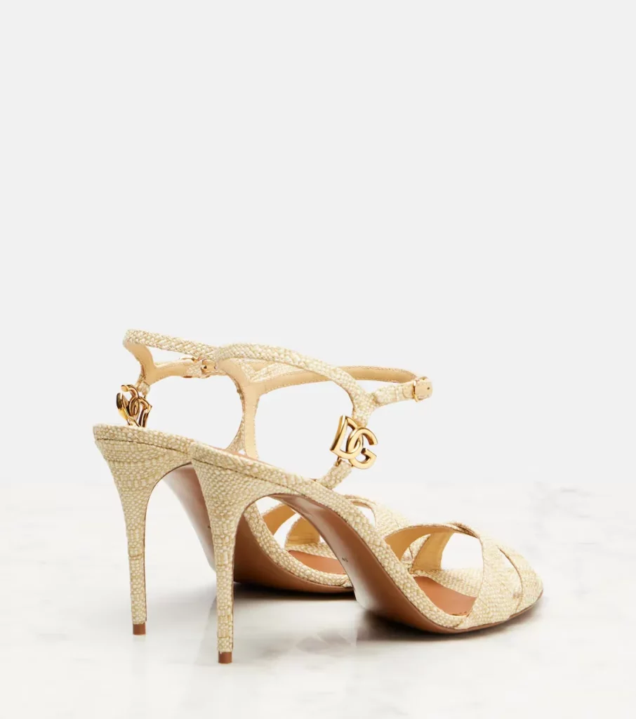 Raffia-effect Sandals Full Size Image 4