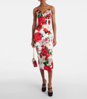 DOLCE&GABBANA Floral Midi Dress