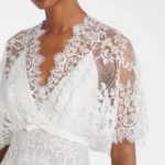 Bridal Embroidered Cotton-blend Lace Gown Thumbnail 2