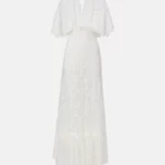 Bridal Embroidered Cotton-blend Lace Gown Thumbnail 5