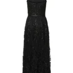 Embroidered Lace Long Dress Thumbnail 5