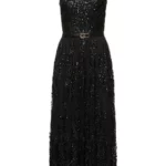 Embroidered Lace Long Dress Thumbnail 3