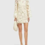 Embroidered Tulle Mini Dress Thumbnail 1
