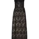 Cotton Blend Lace Long Dress Thumbnail 4
