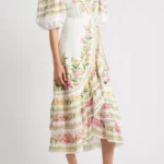 Palm Dream Floral Wrap Dress Thumbnail 2