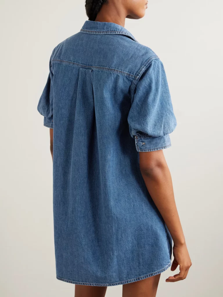 The Play Denim Mini Shirt Dress Full Size Image 3