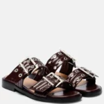 Faux Leather Sandals Thumbnail 2