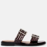 Faux Leather Sandals Thumbnail 1
