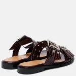 Faux Leather Sandals Thumbnail 3