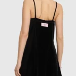 Heavy Velour Strap Mini Dress Thumbnail 4