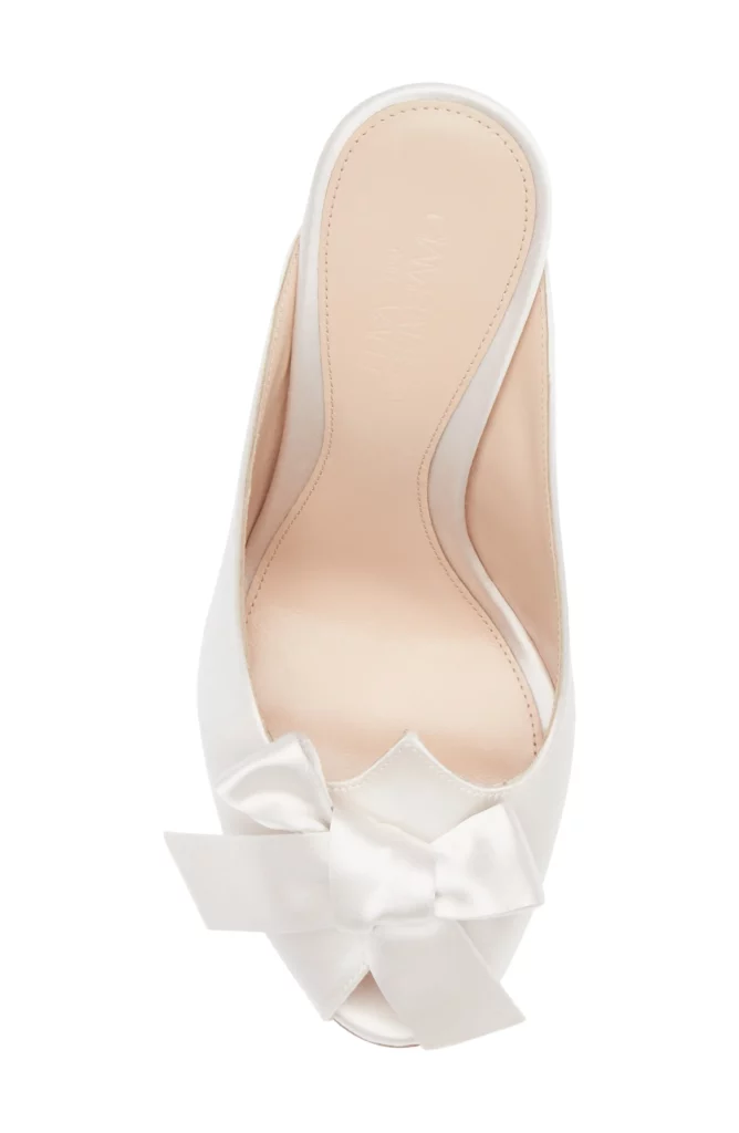 Bow Trim Satin Slide Full Size Image 4