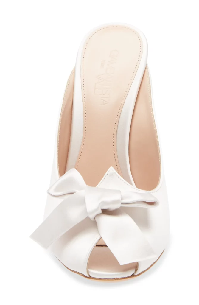 Bow Trim Satin Slide Full Size Image 5