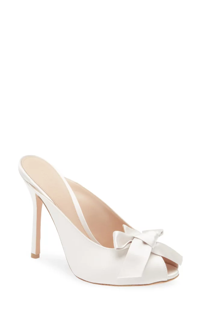 Bow Trim Satin Slide Full Size Image 3