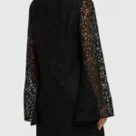 Long-sleeve Lace Mini Dress Thumbnail 5