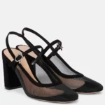 Leather Slingback Pumps Thumbnail 5