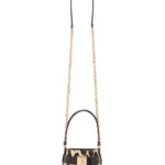 Lock-detailed Cow Hair Mini Bag Thumbnail 2