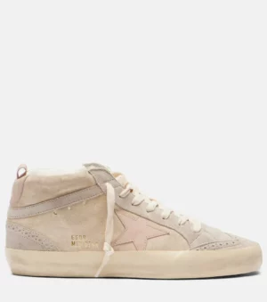 GOLDEN GOOSE Mid Star Suede High-top Sneakers