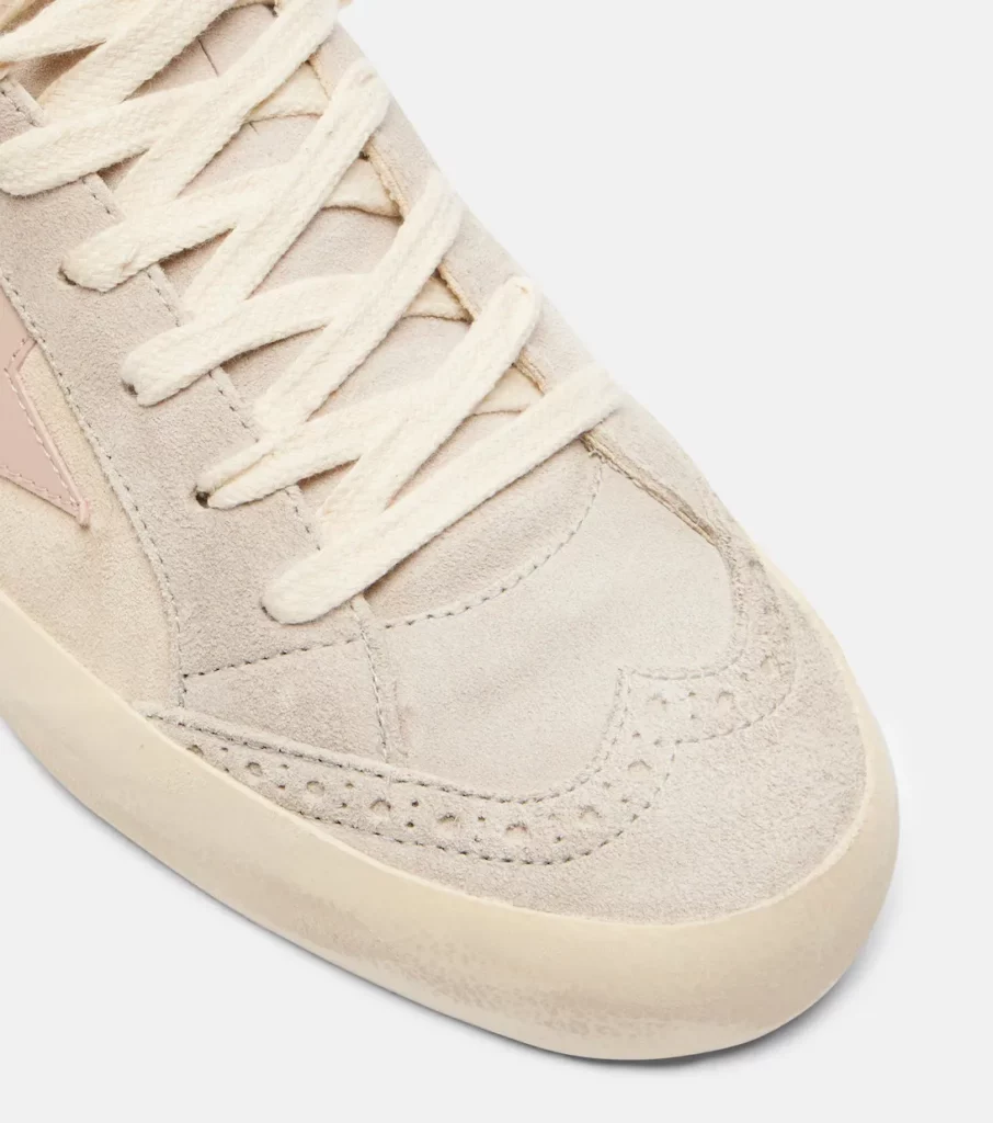 Mid Star Suede High-top Sneakers Full Size Image 2